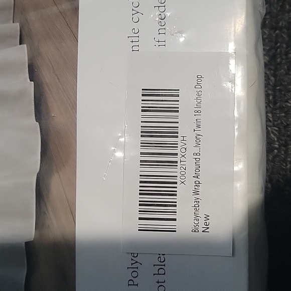 Biscaynebay Wrap Around Bed Skirts for Twin - Picture 4 of 4